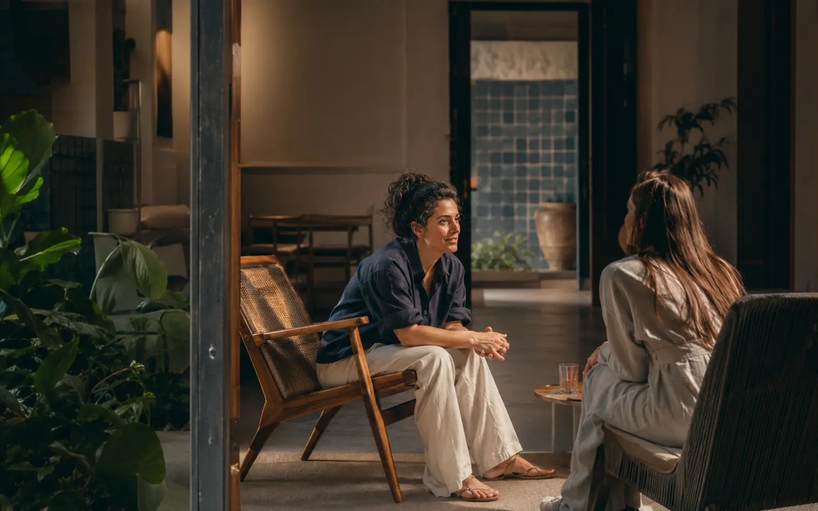 A warm threshold and genuine first conversation that makes reaching out feel simple, safe and consequential.
