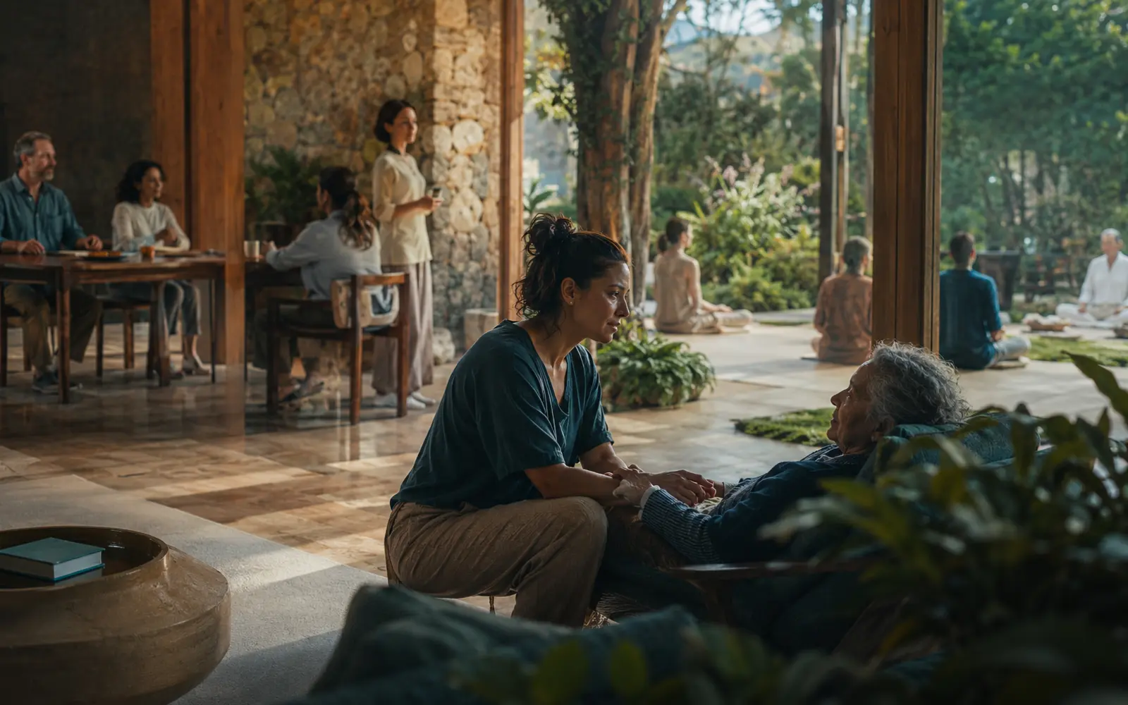 A quiet, beautifully designed healing space actively used by real people.