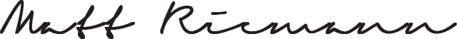 Matt Riemann signature