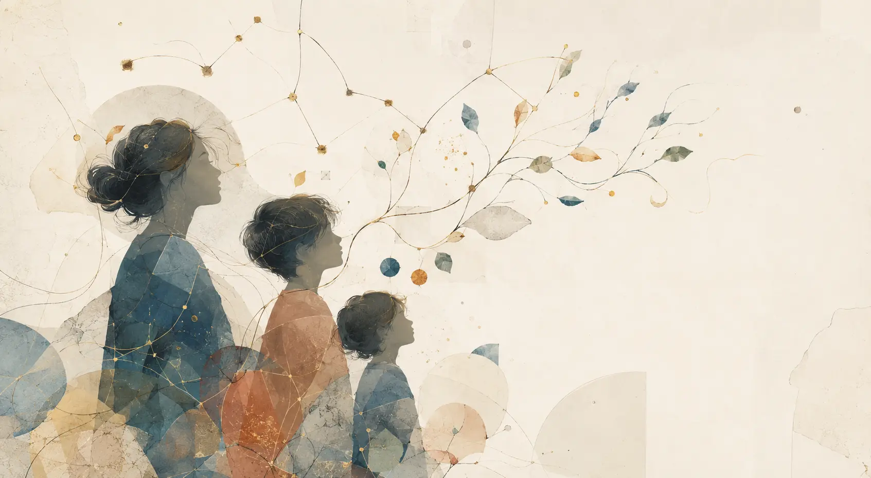 Intergenerational learning and family intelligence connected through living patterns