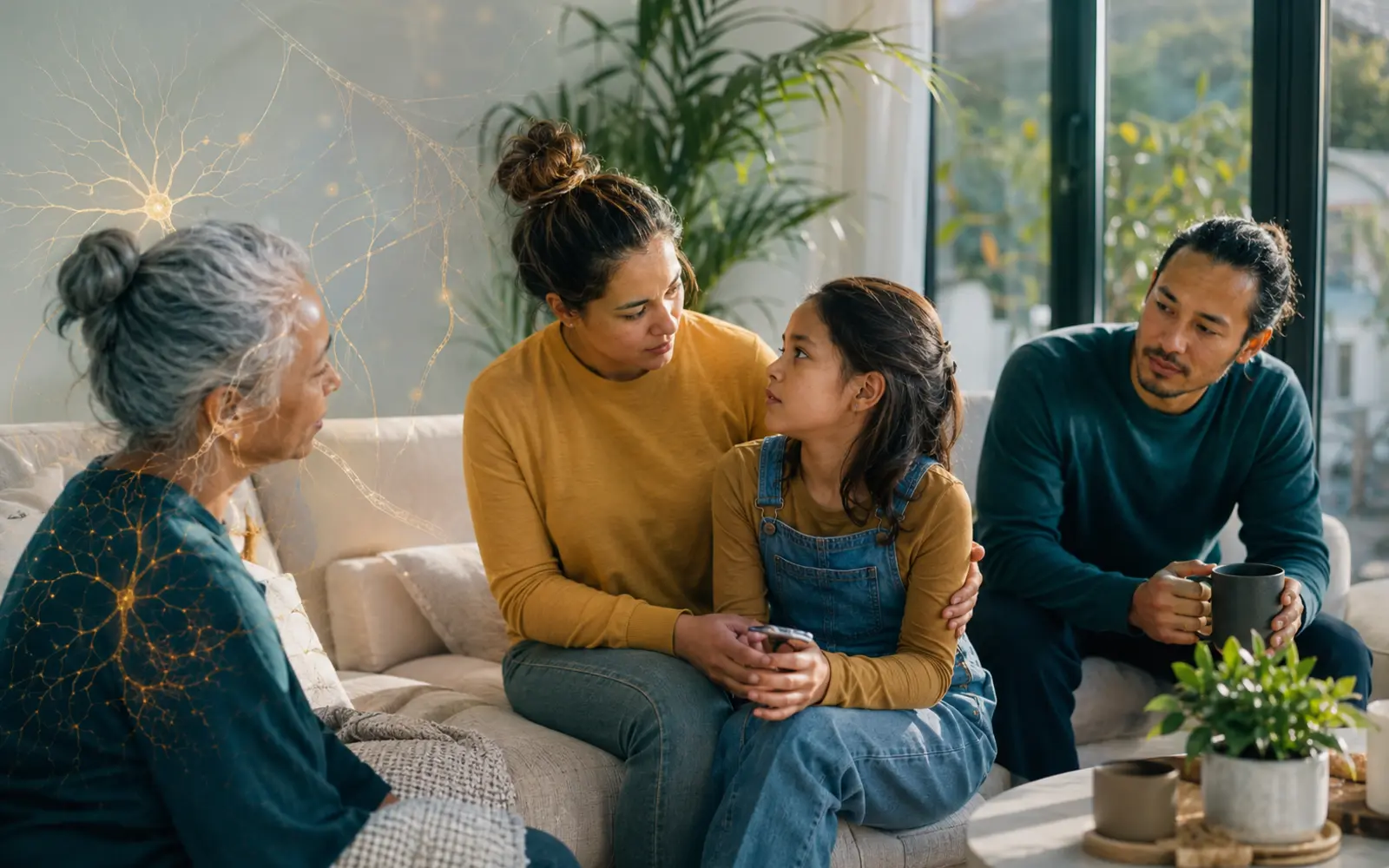 Original editorial artwork for Family Intelligence in practice