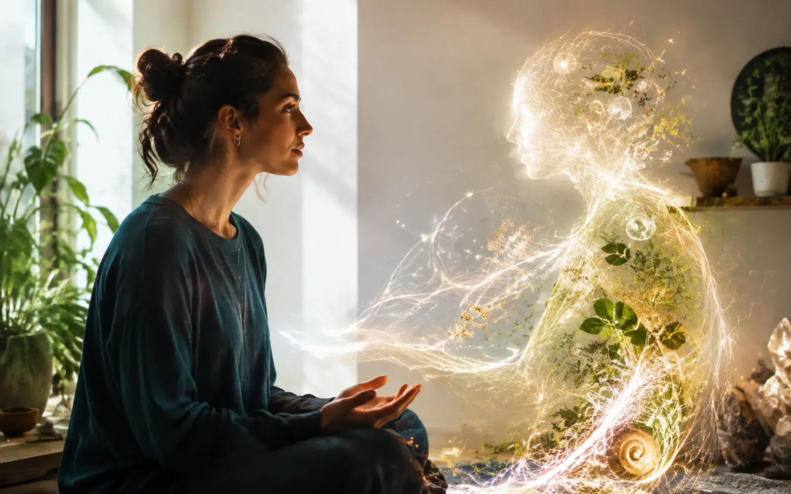 Original editorial artwork for Spiritual Intelligence in practice