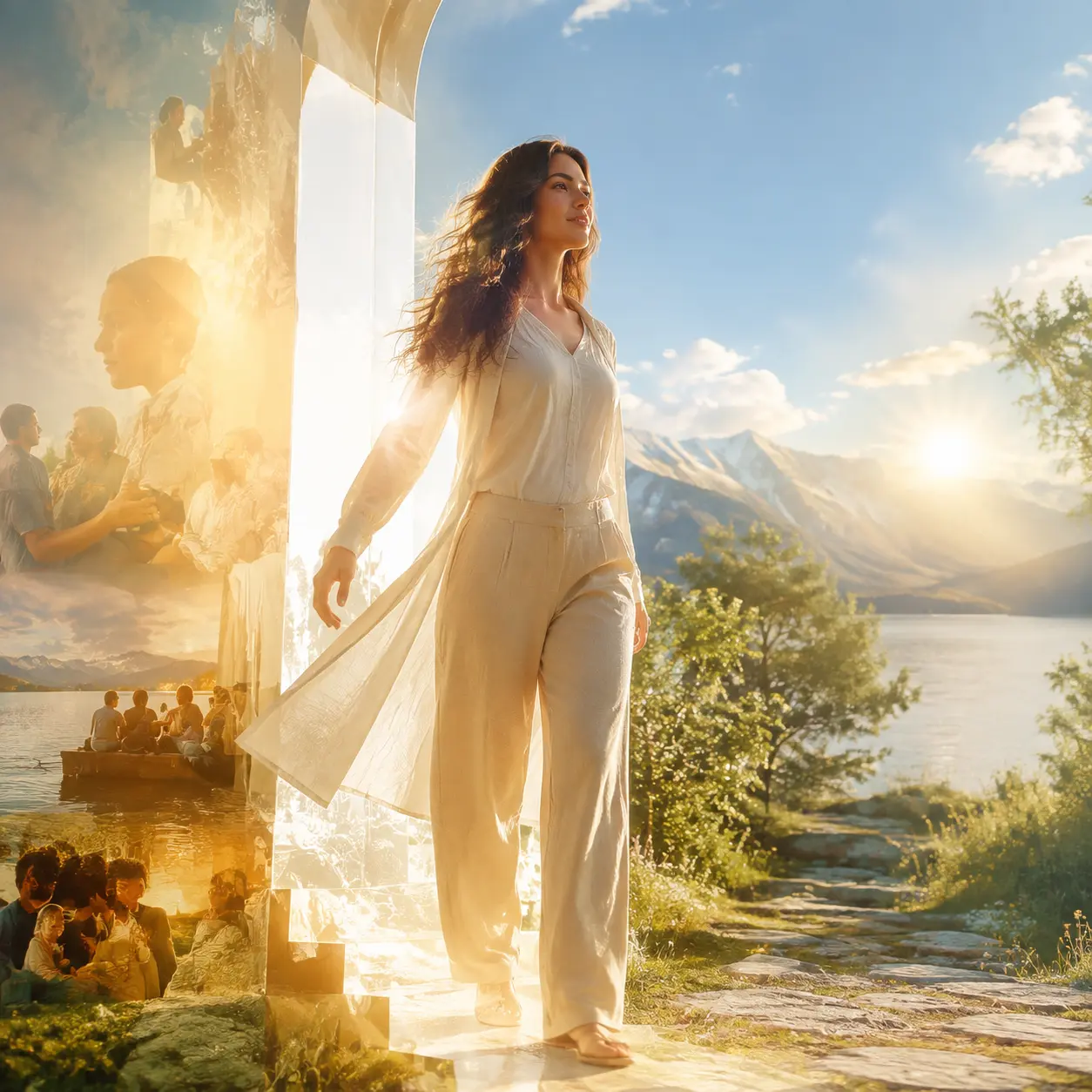 Original editorial artwork accompanying the Experiences quotation