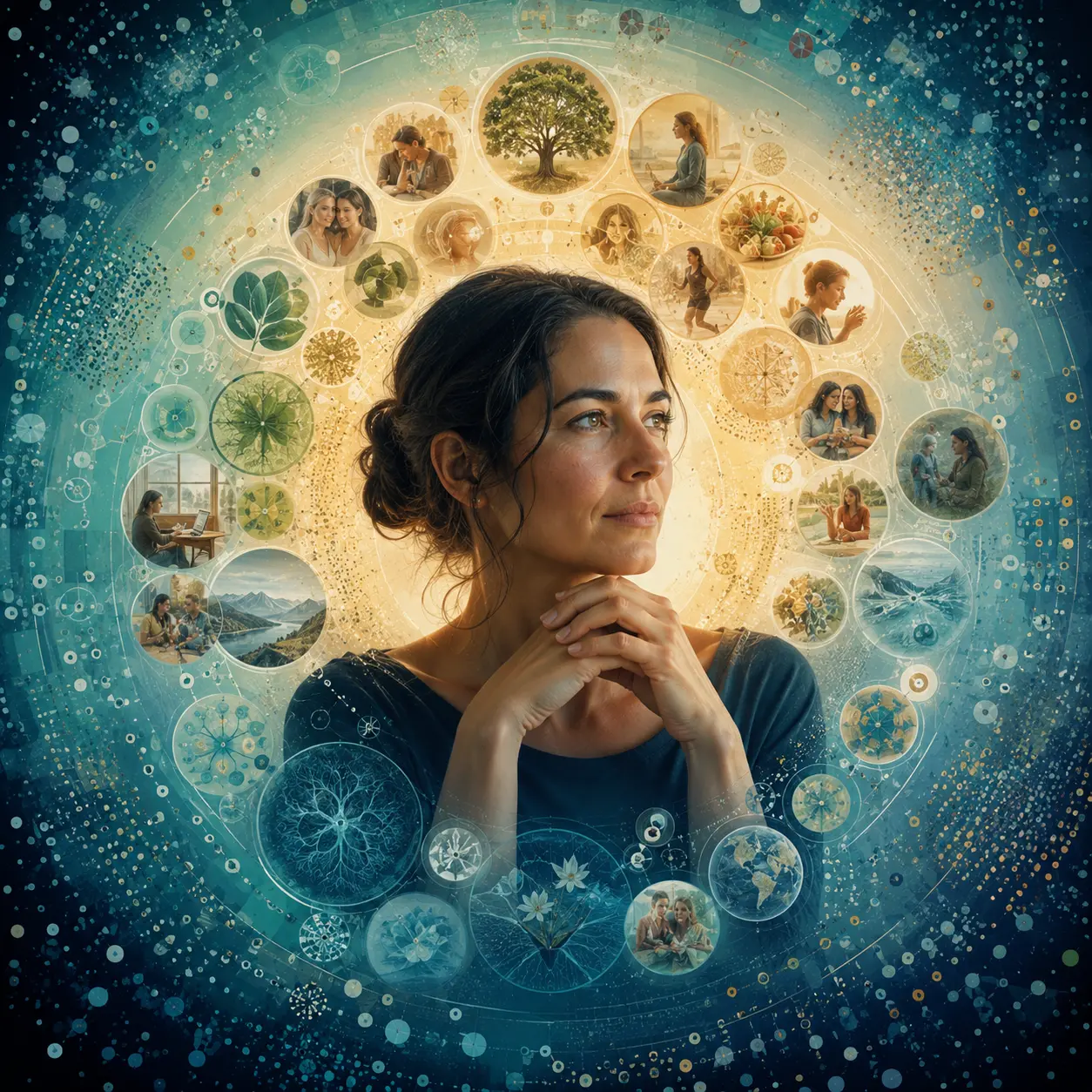 Original editorial artwork accompanying the Human First Ai quotation