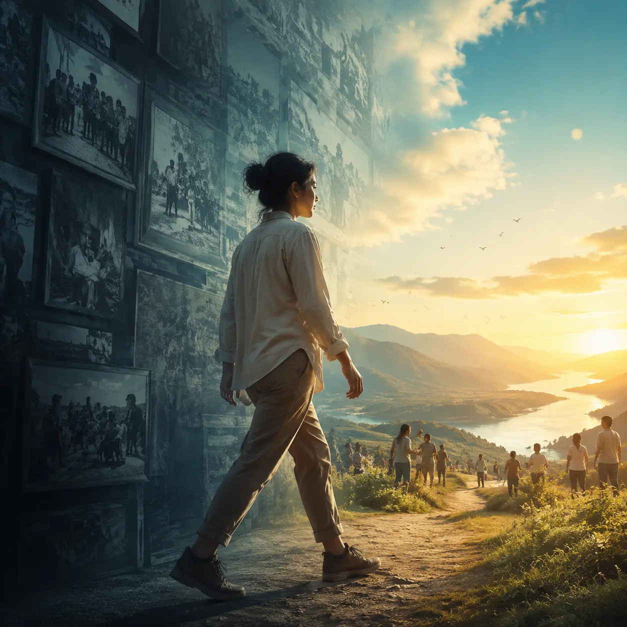 Original editorial artwork accompanying the Humanityx quotation